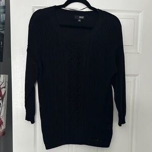 a.n.a Black Women's Crew Neck Sweater